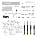 Inner Complete Screws Set and Full Internal Metal Bracket Kit Replacement for iPhone Xs MAX Plate Cover Bottom Small Screw Parts with Repair Tools Screwdriver for XSMAX