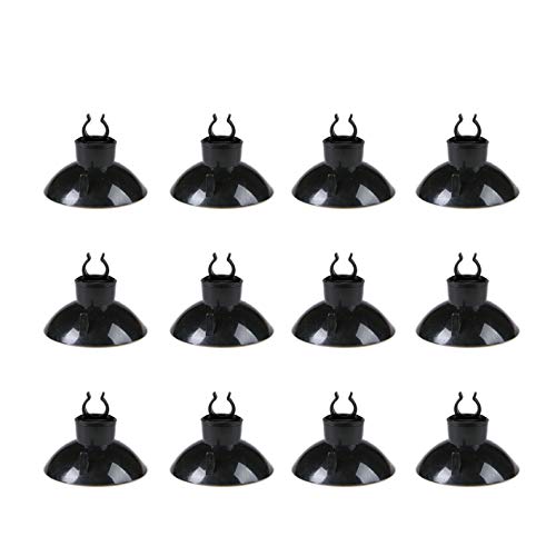 Aquarium Air Pump Accessories Set -25 Feet Airline Tubing Black Standard, Air Stones,Check Valves, Suction Cups and Connectors