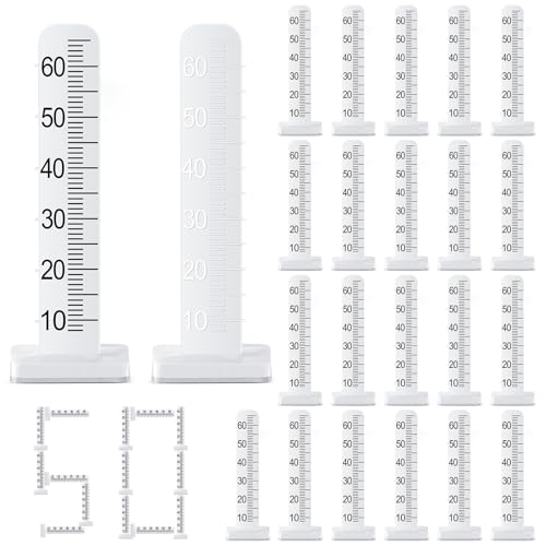 50 Pcs Self Leveling Pins 2.36 Inches (60 Mm) Level Stick Pegs for Tile Stone Ceramic and Floor Concrete Tools