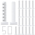 50 Pcs Self Leveling Pins 2.36 Inches (60 Mm) Level Stick Pegs for Tile Stone Ceramic and Floor Concrete Tools