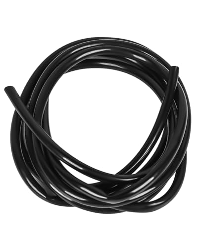 Pawfly 6.5 Feet Aquarium Air Tubing Standard 3/16" Airline Tubing for Fish Tank Air Pump Accessories PVC Hose for Aquarium Garden Terrarium Pond, Black - color: Black