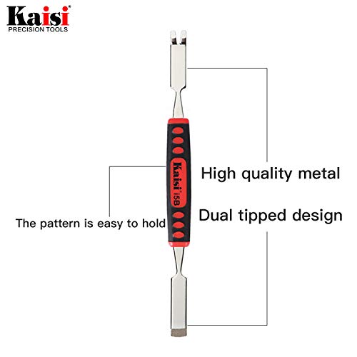 Precision Tweezers Set, Kaisi 10 PCS ESD Tweezer Set, Anti-Static Stainless Steel Tweezers Kit Curved Tweezers for Craft, Jewelry, Electronics, Laboratory Work - size: 10 Pcs