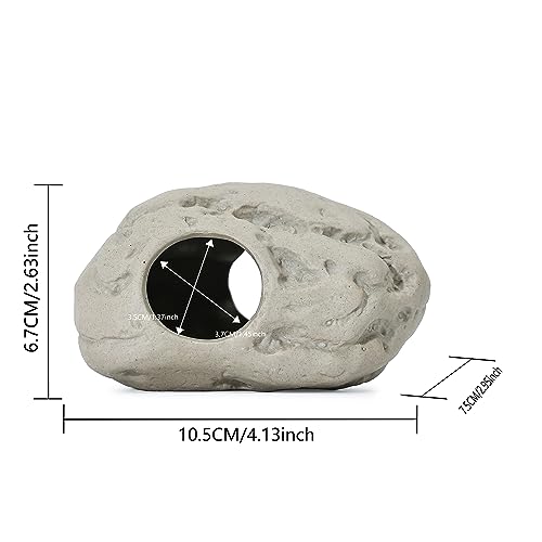 ALEGI Aquarium Rock Cave Decor for Shrimp Cichlid Hiding Breeding (Set 8) - style: Set 8