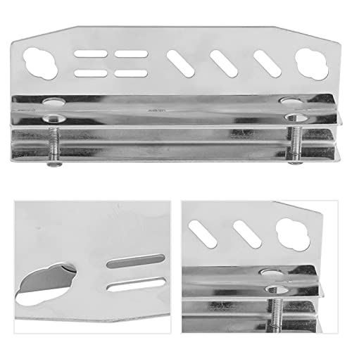 ZJchao Aquarium Plant Holder, Fish Box Accessory Organizer Saltwater Aquarium Accessories Aquascaping Tools Stainless Steel Grass Tool Rack for Tweezers Scissors Storage Rack, 5.9x2.4in