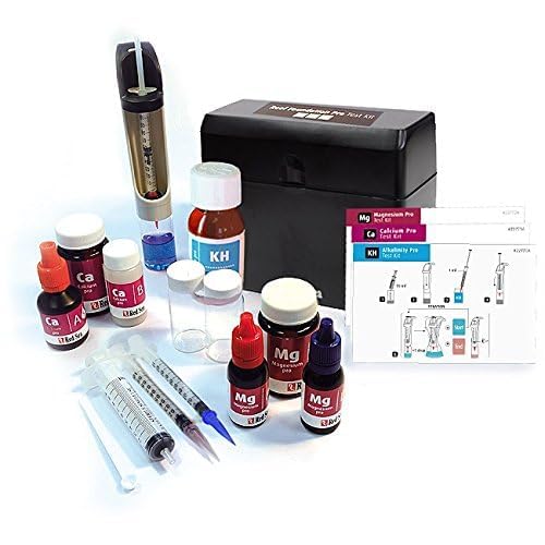 Red Sea Reef Foundation Pro Test Kit - Accurate Calcium, Alkalinity & Magnesium Testing for Saltwater Aquariums - 75 Tests, Easy-to-Use