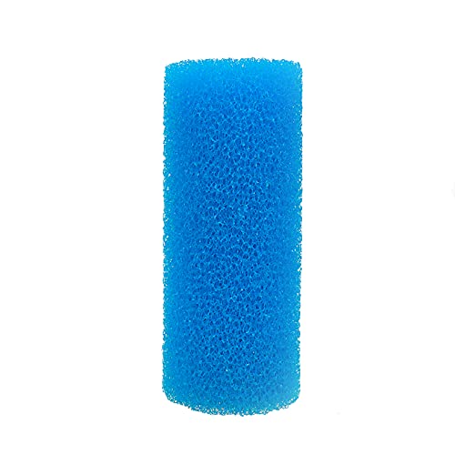 Xiaoyztan 6Pcs 6.0 x 2.5 Inch Aquarium Pre-Filter Sponges Foam Filter Cartridges with 0.8" Hole Diameter (Blue)