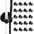 20 Pack Aquarium Suction Cup Clips - Fish Tank Tube Holder for Oxygen Hoses, Air Pumps & Power Cords,Secure Wire Organizer with Strong Suction (Clear Plastic)