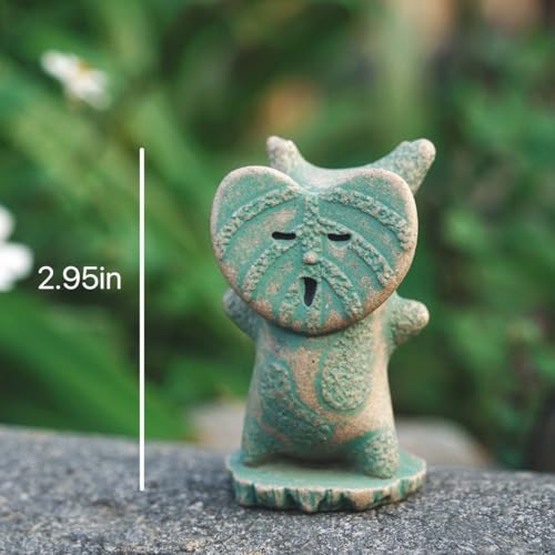 2.95in TOTK Korok Statue Yahhaha Sandstone Statue, Resin Statue Fish Tank Decoration TOTK Gift Korok Statues Resin BOTW Figure Game Room Decoration