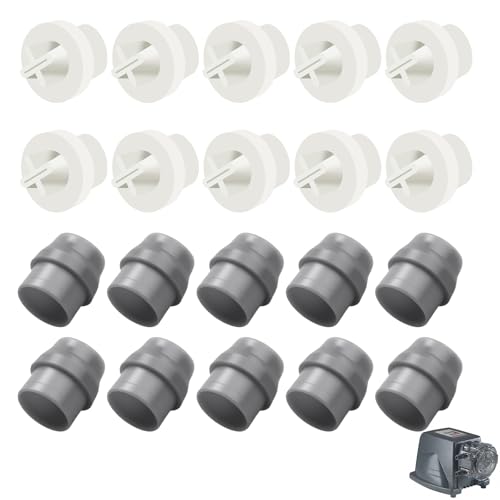 MCCVDB0 Check Valve Duckbill & 10 Pcs UCAK200 1/4" Ferrule, Fits MCCP202 Tube, Compatible with Sten-ner 45, 85, 100 & 170 Series Adjustable & Fixed Pumps, for Regular Maintenance of Pump, 10 Pcs - style: Combo