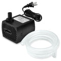 DOMICA (80GPH 4W) Mini Submersible Water Pump with 2.2FT Tube for Pond, Aquariums, Fish Tank, Hydroponics, Tabletop Fountain, Pet Fountain, Indoor or Outdoor Fountain Pump (AC Powered)