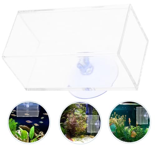 SUPVOX Betta Fish Acrylic Tube Tunnel Dual Purpose Hiding Shelter for Aquariums Secure Decor for Betta Shrimp Easy to Clean and Fish Tank Accessory