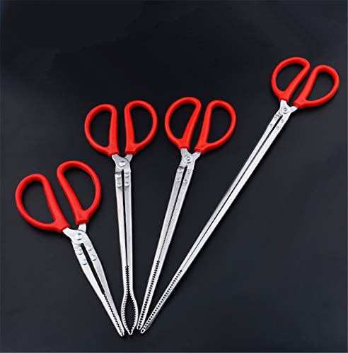 Zzooi Extra Long Stainless Steel Scissors Grasp Long Needle Nose Plier