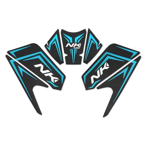 for 450NK 2025 450 NK Motorcycle Accessories Fuel Tank Protection Stickers Gas Tank Pad Anti Slip Decoration Decals Kits (Blue) - color: 450nk Blue