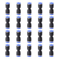 20PCS Straight Push Connectors Quick Release Plastic Push to Connect Fittings 5/32" inch Quick Connect Air Hose Fittings (5/32'', Blue) - size: 5/32'' 20PCS