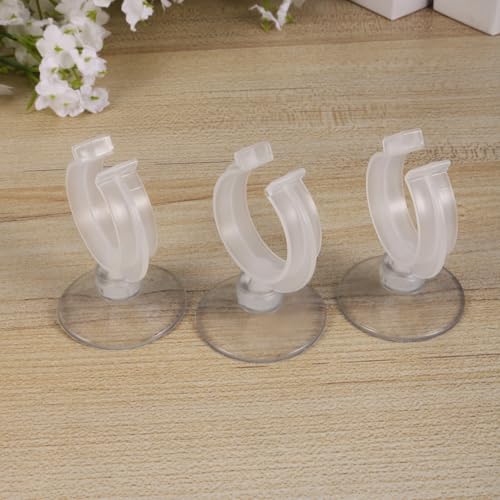 Abaodam 6 Pcs Window Candle Suction Cups Clamp Christmas Candle Suction Cups Holder - Aquarium Isolation Clip Air Hose Tube Holders Clamps for Fish Tank 32mm - size: Size 3