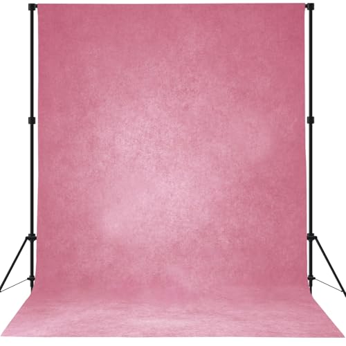 Pink 8x10 ft Photography Backdrop,Classic Abstract Backdrop for Headshots and Portraits,Portrait Backdrop for Photoshoot,Romantic Headshot Background Fabric Studio Props - color: Pink Textured, size: 8x10ft