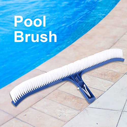 Chrees 43cm Pool Brush Swimming Pool Scrubber Brush with Strong Material, Household Bath Tub Fish Tank Tool Without Holder for Removal on Walls Floors