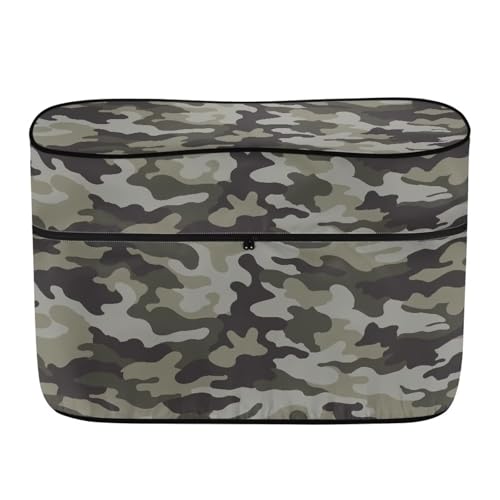 Camo Gray Double 20lb RV Propane Tank Cover Dust-Proof Heavy Duty Propane Gas Cylinder Cover All Weather Protection - color: Camo Gray, size: S(20LB)