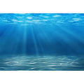 Laeacco Underwater World Background 7x5ft Photography Background Undersea Sunlight Deep Blue Water Sun Ray Backdrop Seabed Children Birthday Home Decoration Party Kid Boy Newborn Photo Studio Props - size: 7x5ft