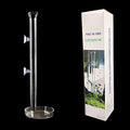 200MM Aquarium Shrimp Feeding Tube and Dish Tube Glass Fish Feeder Tube with Glass Bowl and Suction Cups for Fish Tank Aquarium Shrimp Fish Dish - size: 200MM Feeder Tube + Round Bowl