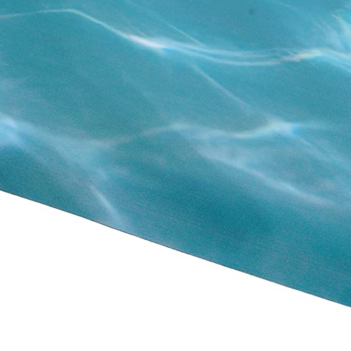 Fish Tank Background Sticker, Aquarium Background Poster with 3D Sea Pattern, Self Adhesive PVC Decorative Wallpaper for Freshwater and Saltwater Tanks (122 * 50CM) - size: 122*50cm