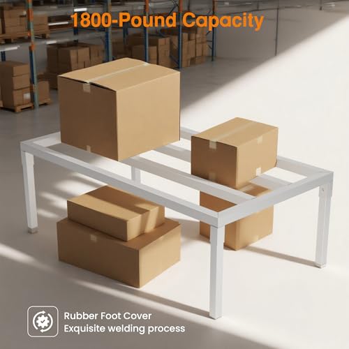 Aluminum Dunnage Rack, Storage in Restaurant, Versatile for Industrial, Commercial & Home Storage Dunnage,Dry Brine Rack 12"x20"x36" - size: 36 IN