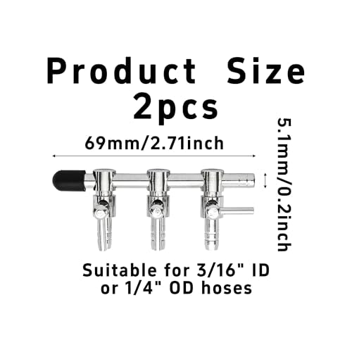 Aquarium Air Pump Splitter Control Valve - size: 3-Way