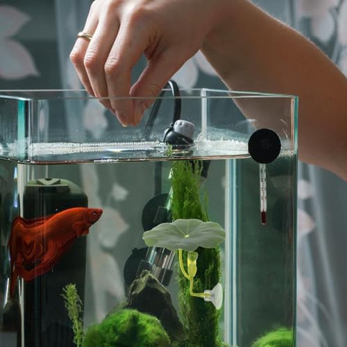 Betta Lotus Leaf Bed Aquarium Floating Decor Fish Tank Accessories Betta Resting Spot and Hideaway Artificial Lotus Leaf 2.55X2.28X2.12In