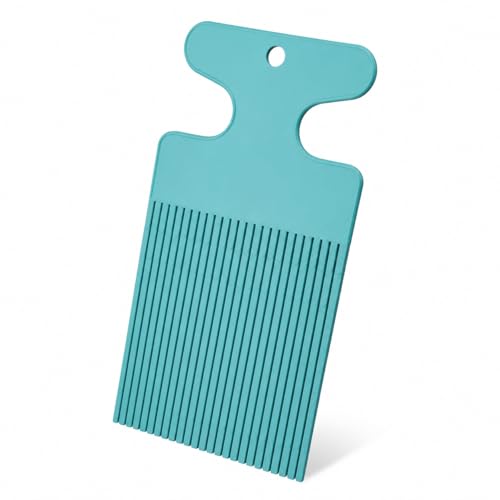Aquarium Duckweed Removal Tool, 6.5 x 3 inch Floating Plant Comb Spatula, Aquatic Tank Cleaning Tool - color: Cyan