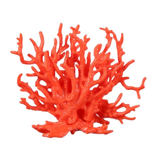 Aquarium Coral Decoration, Fish Tank Decorations Fish Tank Coral Ornaments, 5.9x2.2x4.7 Inch, (Orange, 1 Pcs), Intended for Aquarium Landscaping Decor - color: Orange, size: 5.9x2.2x4.7 Inch