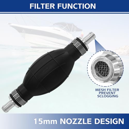 Siphon Pump Gasoline Siphon Hose Pump, Portable Hand Fuel Transfer Pump, Manual Fuel Pump with PVC Hoses for Gasoline, Oil, Diesel, Water - color: Yellow-01