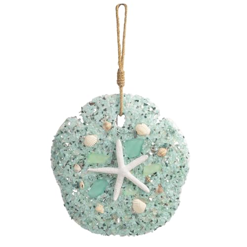 flangairy 3D Starfish Wall Decor, 7.9 Inch Beach Theme Bathroom Wall Hanging Art, Coastal Beachy Seashell Room Bedroom Kitchen Decorations for Home