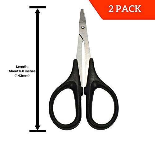 Apex RC Products Body Trimming Scissor Set - 1 Straight & 1 Curved Scissor #2730