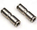 CEKER 10mm Push Connectors, Nickel Plated Brass, Pneumatic Quick Connect Fittings, 2 Pack - size: 10 mm, style: STRAIGHT