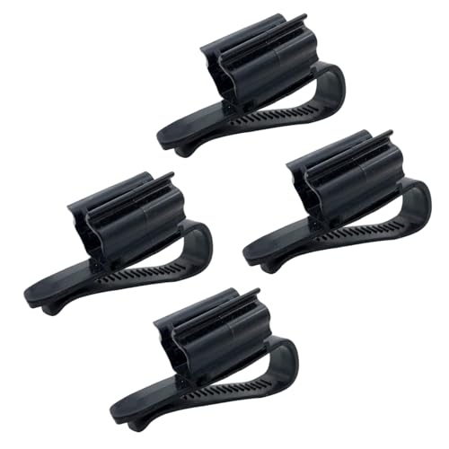 4Pcs Fish for Tank Mounting Clip Water Pipe Hose Holder Multifunction Adjustable Clamp for 0.31""-0.62"" Dia Tub Aquarium Tube Holder, Aquarium Air Pump Accessories Aquarium Pumps and Filters (Black)