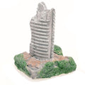 Aquarium Decor,Postwar Building Ruins Ornament Decoration for Aquarium Fish Tank GF1211 - style: war-damaged building 1211