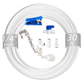 NSF 1/4" inch Water Line Power-Free Auto-Top-Off System with Float Valve, Vacuum Flow Regulator Automatic Water Level Controller for Marine Aquariums. - style: 1/4"(7pcs+30feet)