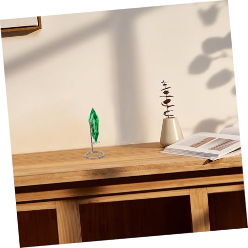 Healifty Elegant Crystal Ball Holder Display Stand Metal Tray for Crystal Scepters and Ball Holder Showcase