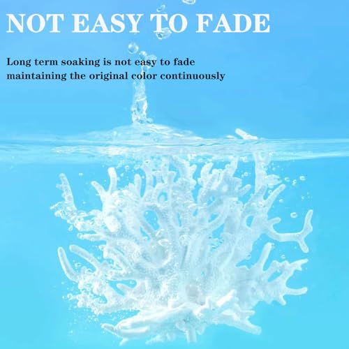 Besimple Artificial Aquarium Coral Ornament Plastic Fish Tank Plants Decoration for Aquarium Landscape (White) - color: White