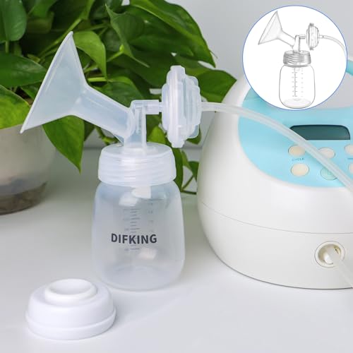 Pump Parts Compatible with Spectra S2 S1 9 Plus SG for Spectra Breast Pump Parts Replacement Kit Accessory 24mm Flange Duckbill Valve Tubing Bottle Connector Backflow Protector