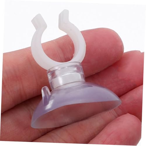 COLLBATH Aquarium Suction Cup Holder 20pcs Water Tubing Clips Fish Tank Suction Cup Clips Set