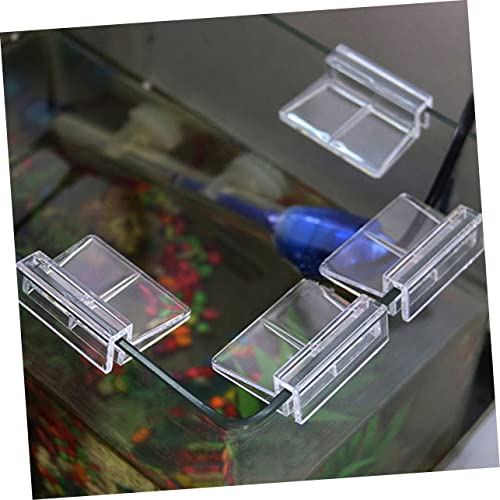 Fish Tank Cover Frame Support 10pcs 6mm Acrylic Brackets Sturdy Safe for 5-6mm Glass Tanks