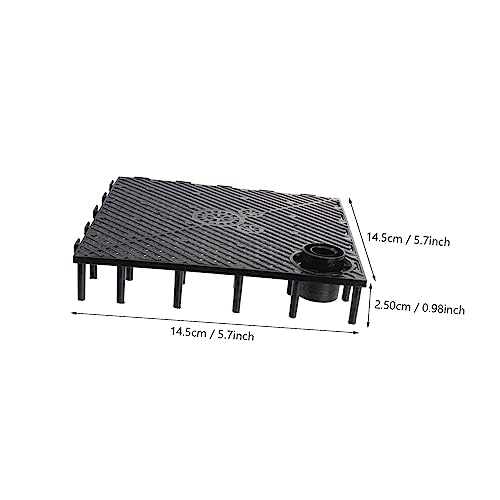 Toyvian 5pcs Aquarium Bottom Pad Fish Tank Divider Sand Separating Plate for Water Circulation and Filtration for Freshwater and Tanks