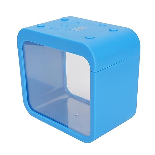 AYNEFY Aquarium Supplies Fish Accessories, Fish Transparent Aquarium Fish with Led Light Fish Bowl Aquarium Starter Kits Easy to Operate Fish for Aquarium