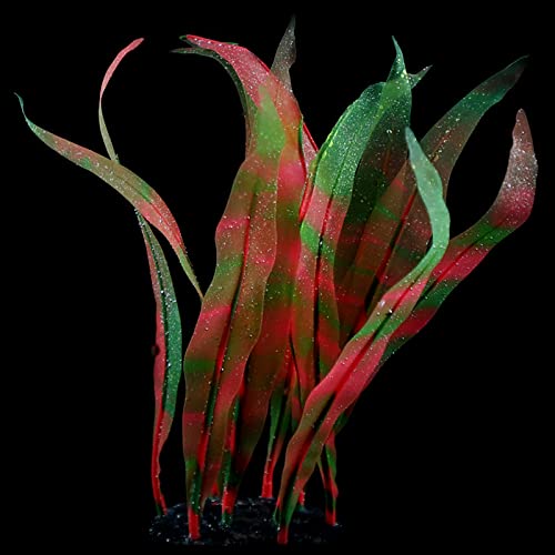 Aquarium Artificial Kelp Soft Silicone Plant Move With Water Flows 7 Inch High Realistic Seaweed Fish Tanks Decorations Silicone Seaweed Aquarium Plant Kelp Aquarium Plant Decor Realistic Fish Tanks