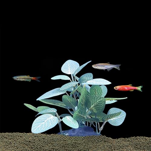 Silk Aquarium Plants, Artificial Fake Aquarium Plants Small Betta Fish Tank Plants Plastic Realistic Decorations Set 2PCS (Style E) - size: Style E
