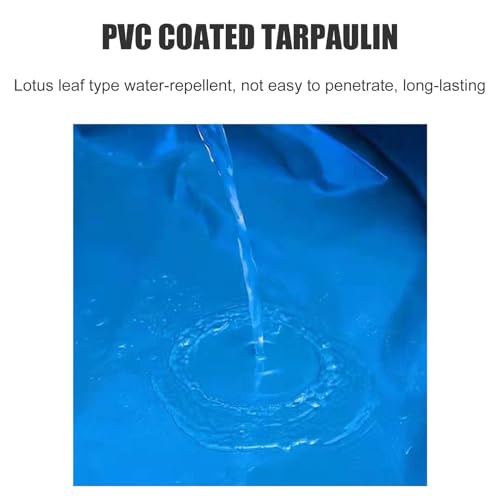 Pool Above Ground Canvas Aquarium Fish Pond,Culture Agricultural Irrigation Water Tank Foldable Water Storage Pond with Drain Valve,Temporary Holding Tank for Saltwater Fish Koi Fish Turtles Swimmi - size: 200*100*60cm