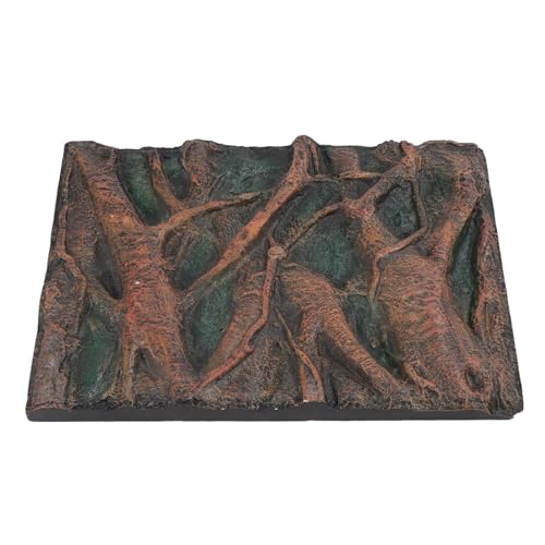 Fish Tank Background, Fine Crafted 3D Foam Fish Tank Background Wall for Fish Tank for Reptiles Tank (H) - size: H
