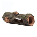 TOPINCN Aquarium Decoration Hollow Tree Trunk, Resin Betta Fish Hideout Cave Ornament for Small and Medium Tank, Vivid Landscape Log Decor for Fish to Play Rest Hide