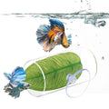 NAANEEZOO Betta Tube Tunnel, Hollow Design Fish Cave Hideout with Suction Cup, Safer Toys for Small Fish & Shrimp, Aquarium Decor